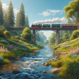 The Train Cross Barrie